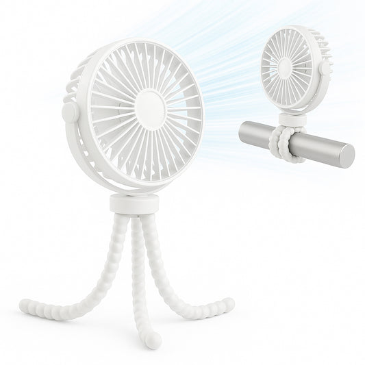 Ventilador Portátil Techsuit VP1, Branco