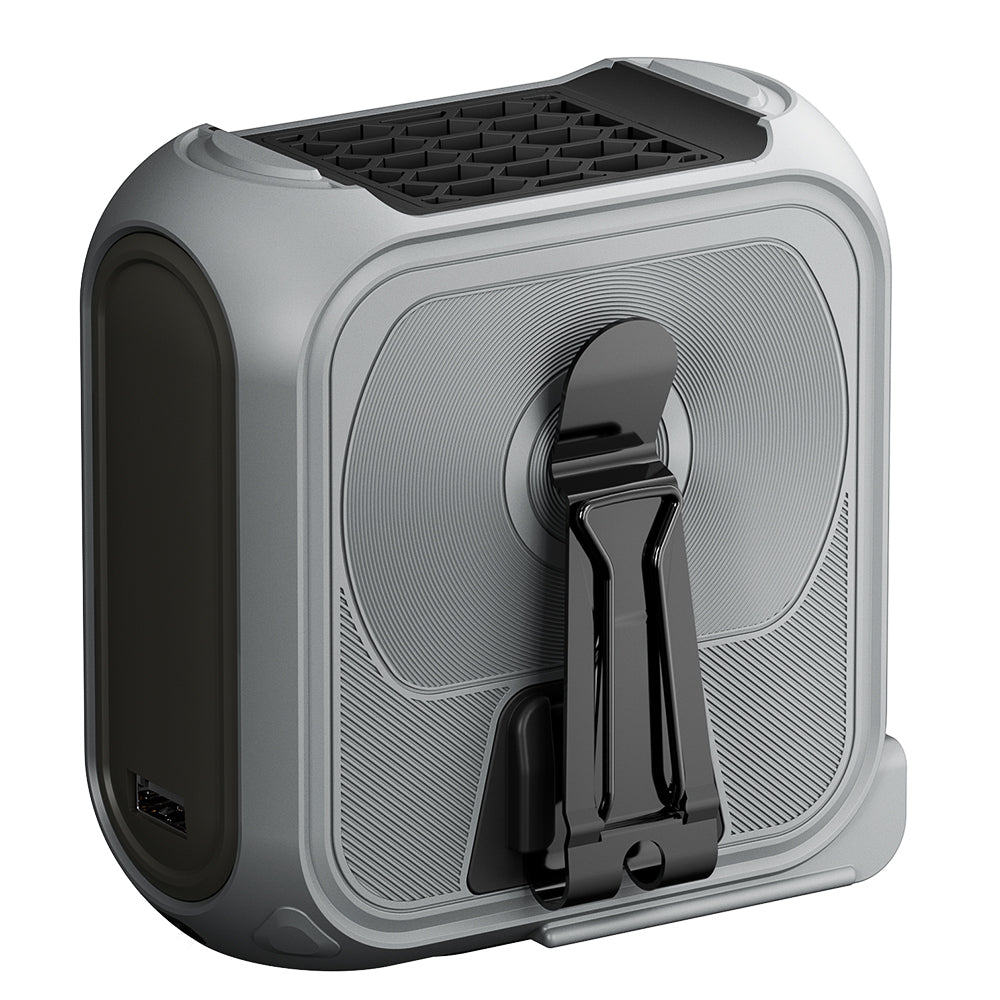 Ventilador Portátil Techsuit Z13 com bateria externa 10000mAh, Cinzento