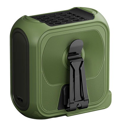 Ventilador Portátil Techsuit Z13 com bateria externa 10000mAh, Verde