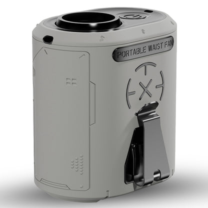 Ventilador Portátil Techsuit Z14 com bateria externa 5000mAh, Cinzento