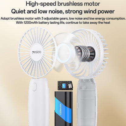 Ventilador Portátil Yesido YF15, Preto