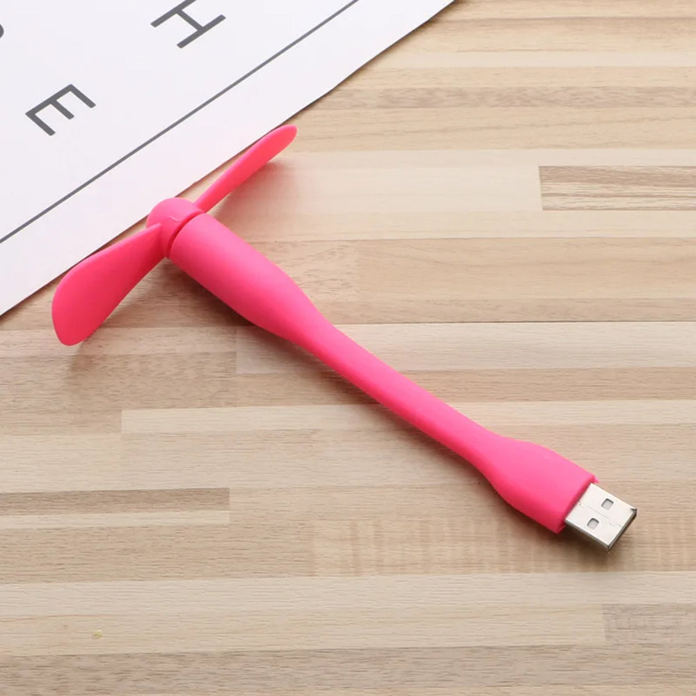 Ventoinha USB Techsuit TUF1, Rosa
