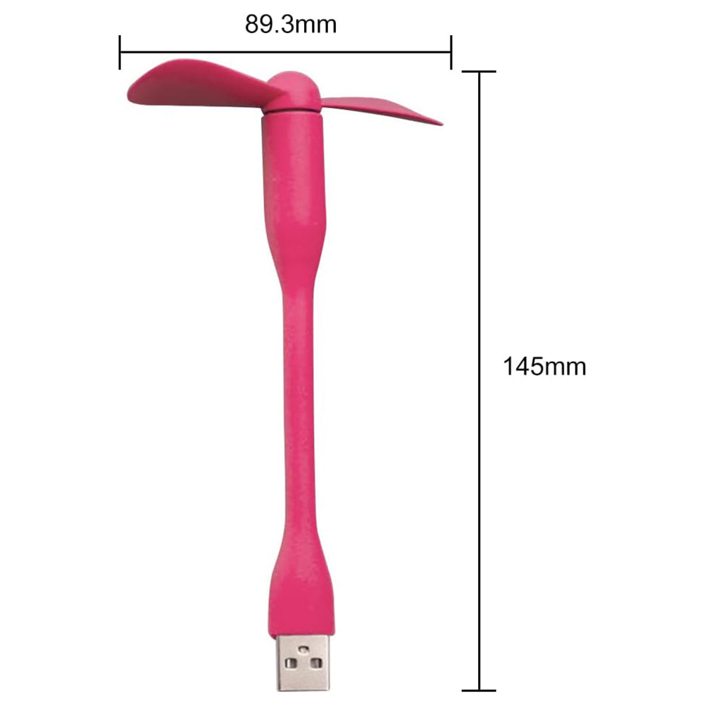 Ventoinha USB Techsuit TUF1, Rosa