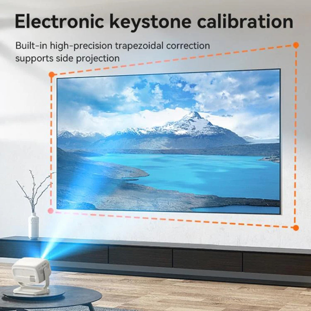 Videoprojetor Yesido TV13, 720P, 190ANSI, Android 9.0, Branco