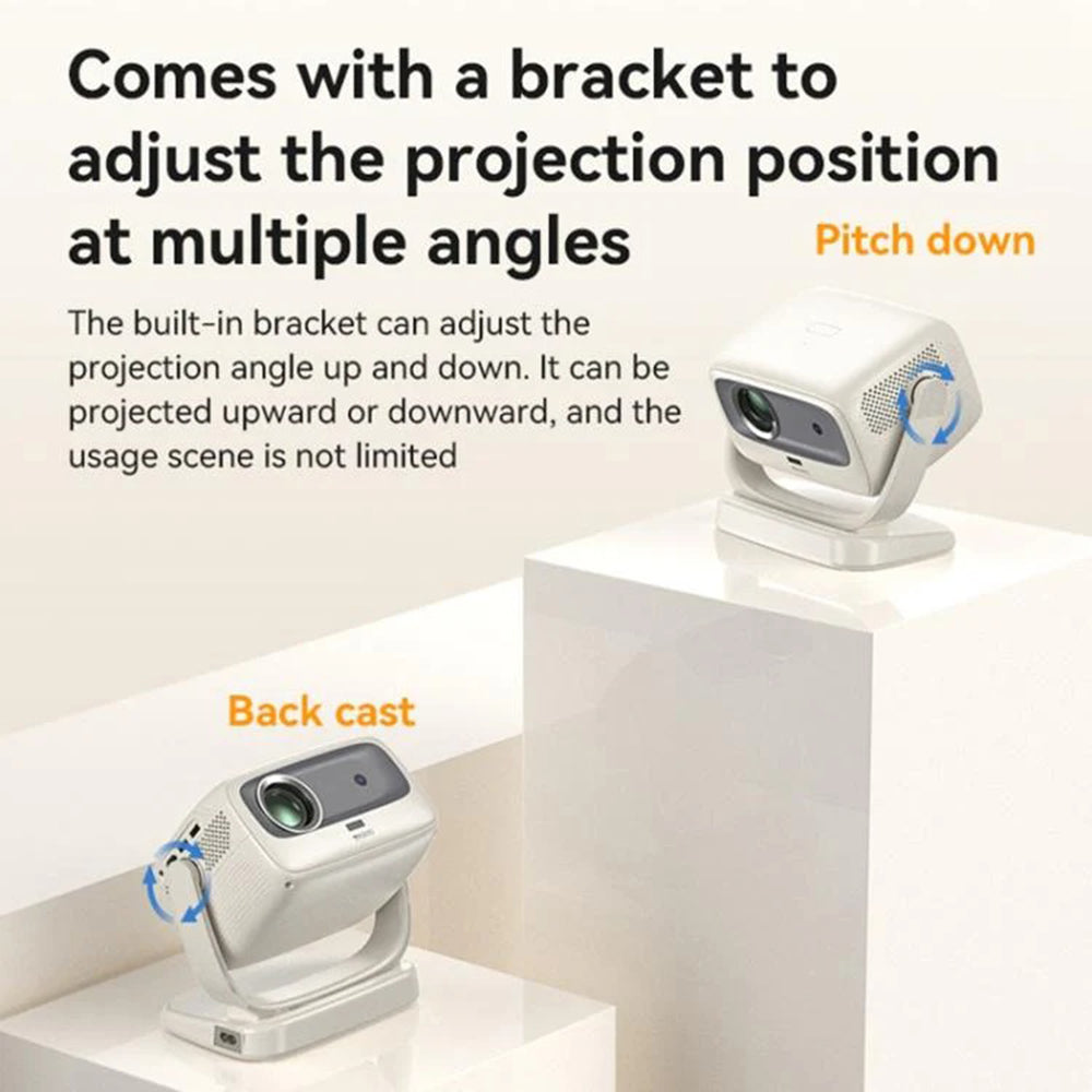 Videoprojetor Yesido TV13, 720P, 190ANSI, Android 9.0, Branco