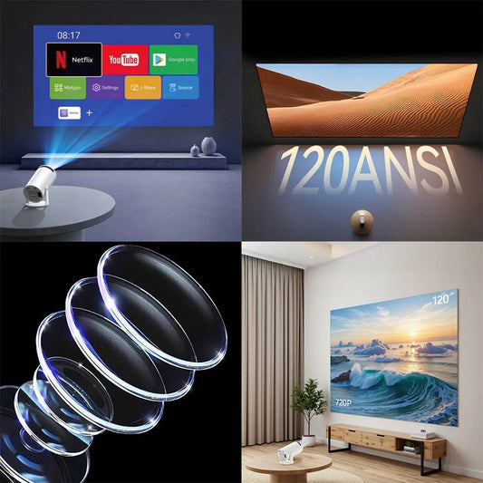 Videoprojetor Yesido TV14, 720P, 120ANSI, Branco